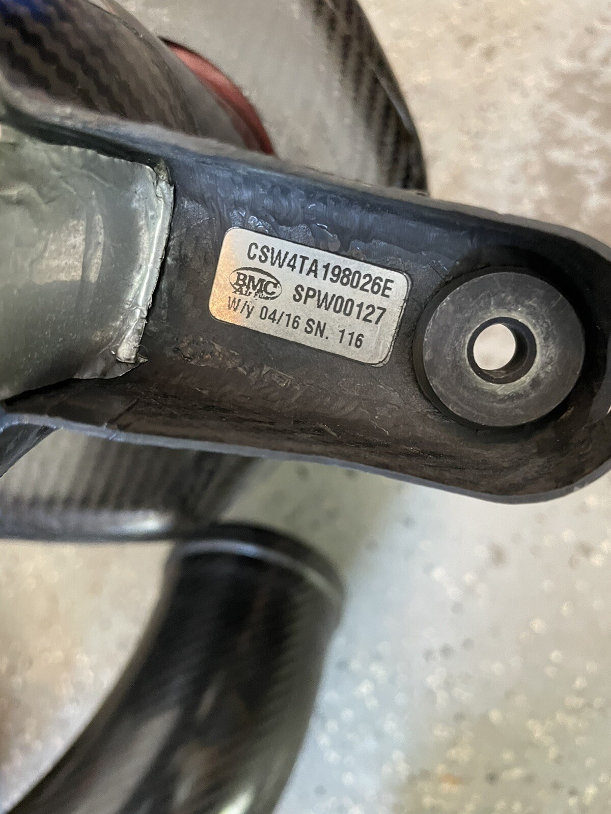 2016  Lamborghini Huracan Super Trofeo Air Intake System