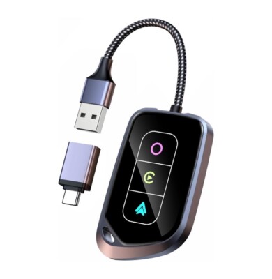 Wireless CarPlay Adapter & Android Auto Wireless Adapter 2 in 1