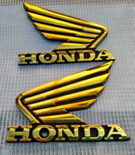 New Honda Wing Emblem Gold Set Of 2 Left And Right From Japan M