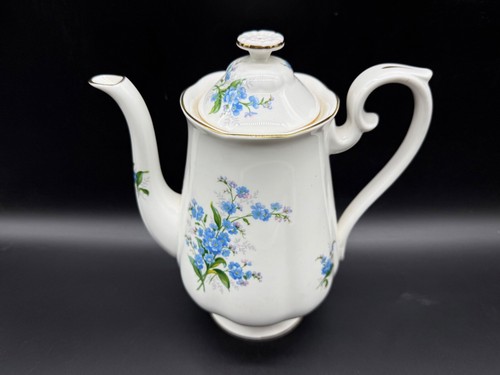 Royal Albert Forget Me Not Medium Coffee Pot Bone China England - Picture 2 of 7