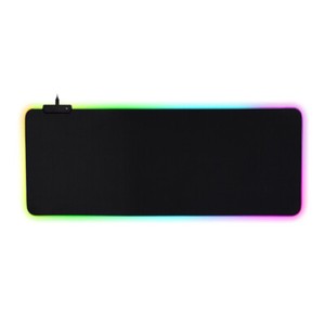Large RGB Soft Gaming Keyboard Mouse Pad-Compatible with Razer Logitech Devices