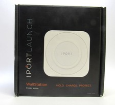 iPORT LAUNCH WallStation WHITE No. 70142 Wireless iPad Charging Dock READ DESCR.