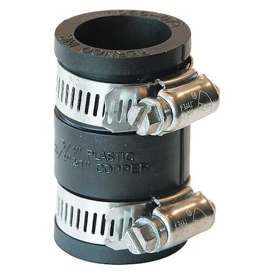 Fernco 1056-075 Flexible Coupling, For Pipe Size 3/4X3/4''