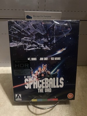 NEW Spaceballs 4K UHD Blu-ray (UK)[1987] Arrow Sleeve Slip Cover - Ship Next Day