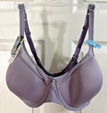 New Women's Bali 38C Comfortlite breathable cups bra - med purple