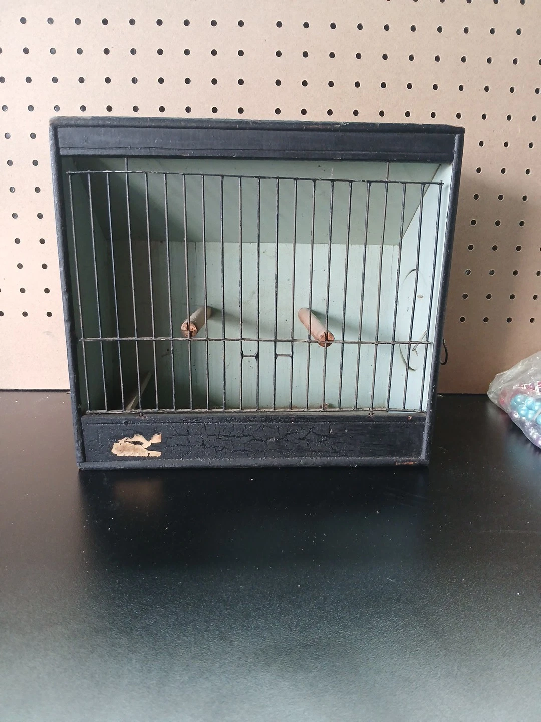 Vintage Show Bird Carrier Box Cage Messenger Birds Antique
