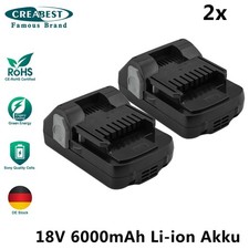 2x 18V Li-ion Akku Für Hitachi BSL1815 BSL1830 BSL1840 C18DSL2 DS18DSAL 6000mAh