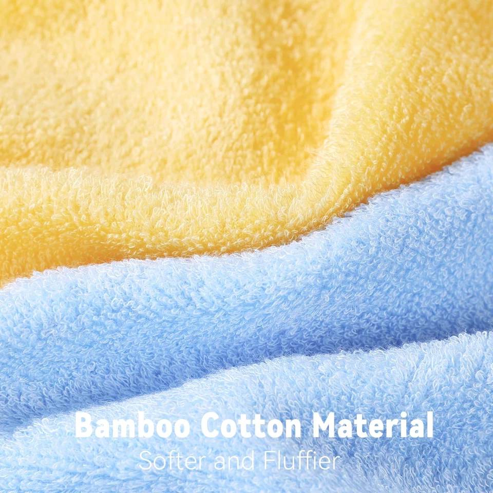 Juego de toallas de bambú de lujo Yoofoss paquete de 10 paños de lavado para bebé para Foto 2 de 4