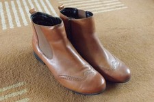 Hotter ladies tan leather ankle boots uk 7. Good condition. Free postage