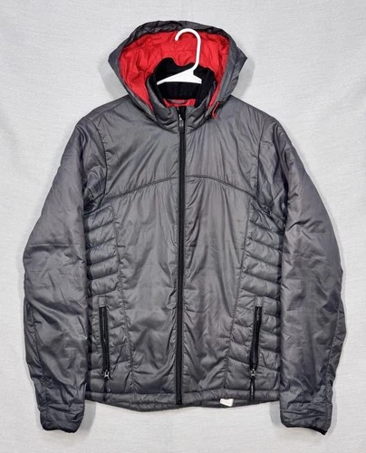 CASTELLI Mens Perfetto Rosso Corsa Puffer Cycling Jacket Size M Full Zip Gray - product listing photo