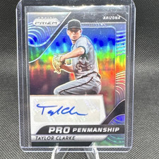 Panini 2020 Prizm Pro Penmanship Taylor Clarke Auto Arizona Diamondbacks PP-TC