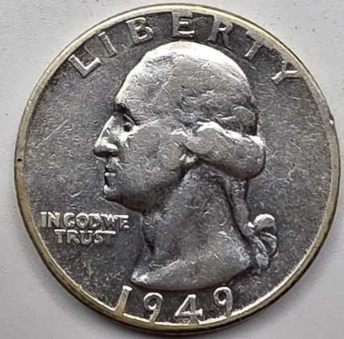 *SILVER* 1949  Washington Quarter -《Great Way To Buy Silver!!》