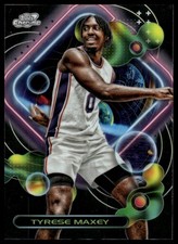 2023-24 Topps Chrome Cosmic #96 Tyrese Maxey