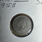 New Zealand 3d Three Pence 1958 (Elizabeth II) Coin — photo 2