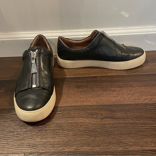 Sneakers basse Frye Lena in pelle con zip 8M - Foto 5 di 14
