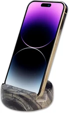 Marble Cell Phone Stand Holder for Cellphone Tablet on Desk,Countertop,Table,Nig