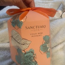SANCTUARY SPA Your Mini Moment Gift Set Body Wash Scrub Butter Puff 50ml/75ml