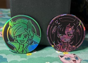 Marnie & Prof. Juniper Jumbo Coins From Premium Tournament Collection Box
