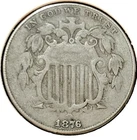 1876-P Shield Nickel — photo from another recent sale