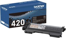 NEW GENUINE - BROTHER TN420 BLACK TONER CARTRIDGE - TN-420 - SEALED BAG