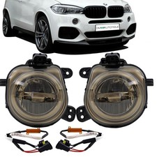 Set fendinebbia LED fumo vetro trasparente per BMW X3 F25/X4 F26/X5 F15/X6 F16