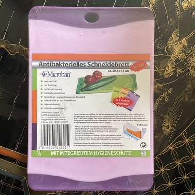 Microban Antibakterielles Frühstücksbrettchenset, 3-tlg. Neu Schneiderbrett
