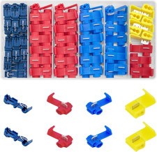 80 Pezzi Morsetti Di Derivazione, Rubacorrente Connettori Kit, Morsetti Elettric