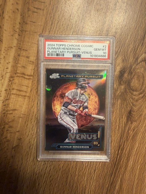 2024 Topps Cosmic Chrome Gunnar Henderson Planetary Pursuit Venus #PPV-2 PSA 10