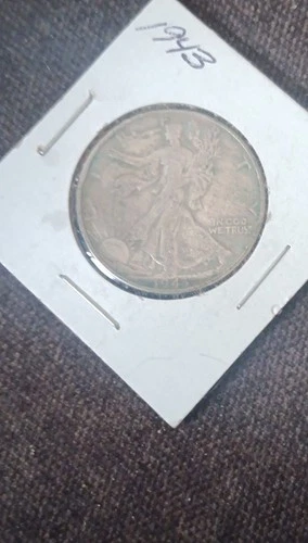 Liberty Walking 1943 Half Dollar Silver Business Strike 50C Coin