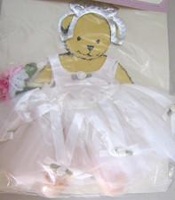 MUFFY VanderBear, pretty white BALLET RECITAL Outfit, MIP w/ hanger