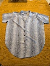Yves Saint Laurent blue button down shirt size 58 men's