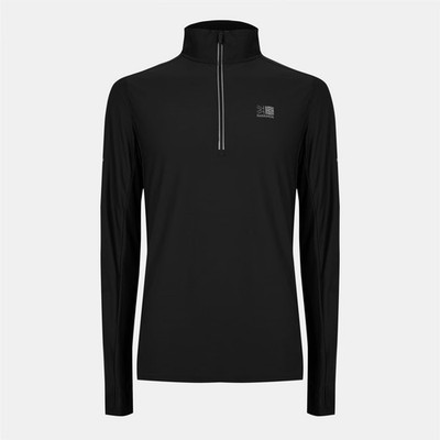 KARRIMOR SCHWARZ 1/4 REISSVERSCHLUSS LANGARM LAUFEN FITNESSSTUDIO TRAINING OBERTEIL - 2XL - NEU MIT ETIKETT - KAR97