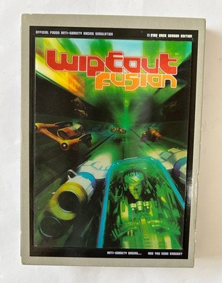 Wipeout Fusion Press Kit - Rare 2 disc set - Sony PlayStation 2 PS2 - Nov 2001
