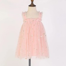 Girls Fashion Sling Embroidered Sweet Dress sz 3yrs