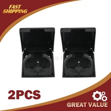 2PCS Universal Adjustable Folding Cup Holder Drink Holders Vehicle Boat Car Van