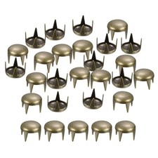 160Pcs Bronze 5mm Round Dome Rivets for DIY Leather Craft
