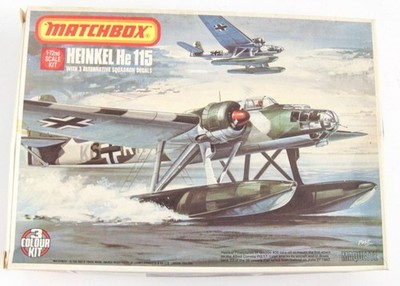 Matchbox - 401 - Heinkel He 115 - Bausatz - Maßstab 1:72 - OVP - ungebaut