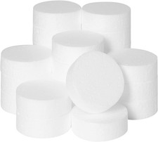 Foam Circles 3 Inch - 24 Pack Polystyrene Discs for Crafts, 1 Inch Thick