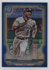 2020 Topps Gypsy Queen Box Topper Chrome Blue Refractor 75/99 Starling Marte sh7