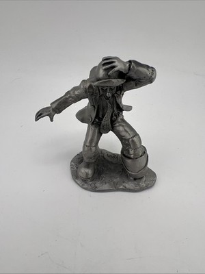 Vintage Hudson Pewter Cheryl Keim Signed Clown Figure 1980