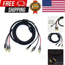 Ultra Low Noise Double Audio 2 RCA to RCA Cable of Independent Shielded Signa...