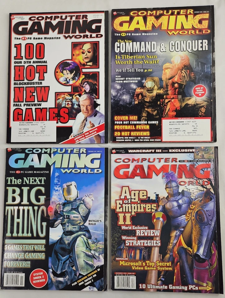 Computer Gaming World Magazine Complete Year 1999 Issues 174-185 VTG PC News - Image 4 of 4