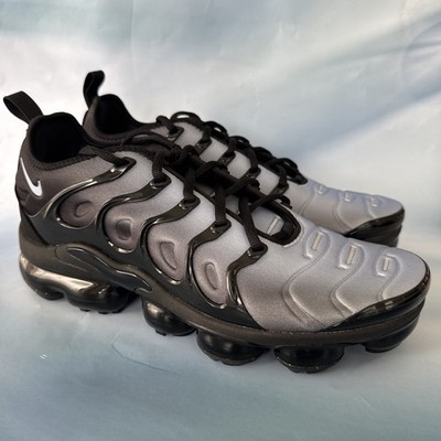 Nike Air VaporMax Plus Aluminum Grey Black Men s Size 9.5 Rare 924453-018