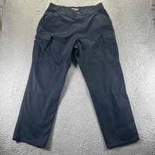 5.11 Tactical Pant Men XL Blue Cargo Straight Leg Baggy Uniform Utility Workwear