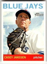 2013 Topps Heritage #412 Casey Janssen Toronto Blue Jays Baseball