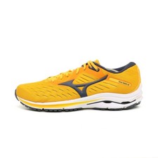 Mizuno Herren Wave Rider 24 Sneaker Gelb Mesh Atmungsaktiv Laufschuh EU 43