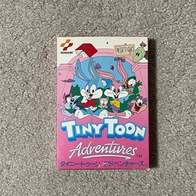 Unused TINY TOON ADVENTURES Nintendo Famicom Japan Import F/S FedEx DHL