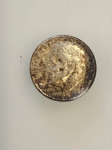 1964-D 10C Roosevelt Dime Extra Fine. Toned