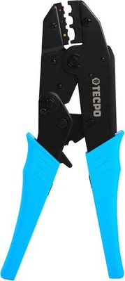 TECPO Kabelschuhzange mit Ratschenfunktion Crimpzange Quetsch Zange 0.5-6 mm² 