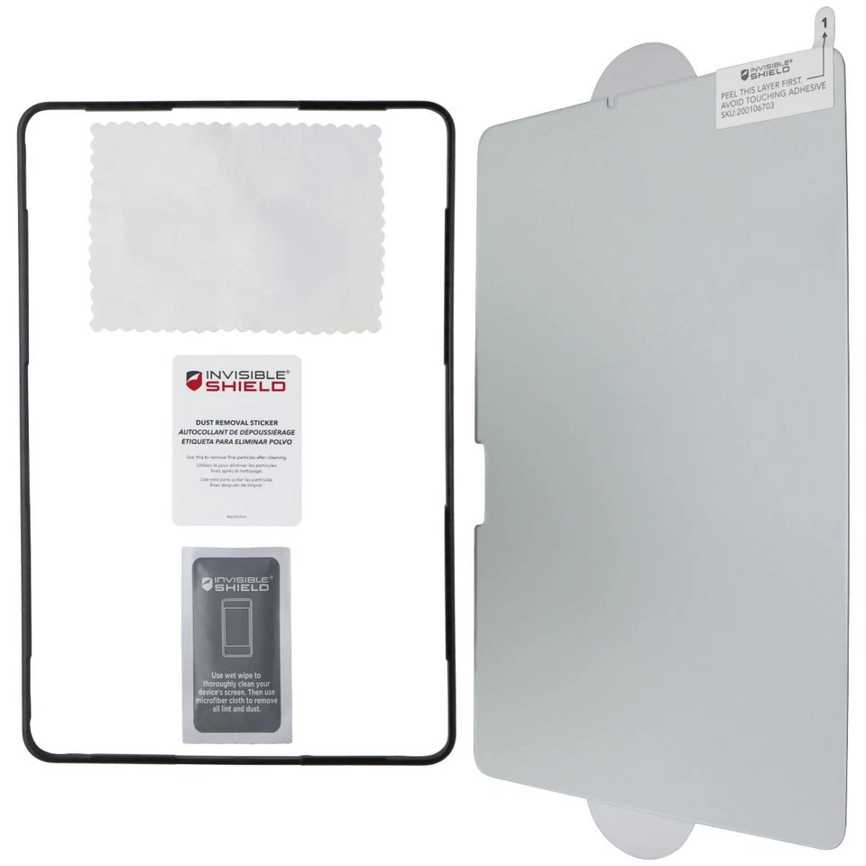 ZAGG (Glass Elite VisionGuard+) for Samsung Galaxy Tab S7 5G Tablet - Clear - Image 3 of 4